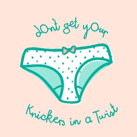 SaffronLingerie's tweet photo. A little #WednesdayWisdom from us: don't get your knickers in a twist! (Illustration: https://t.co/Bs9wP3CBRy) https://t.co/0eEnVJDaRv