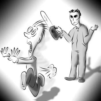 Westlaw's tweet photo. #headnoteoftheday Patron's fear of chainsaw-wielding act at haunted house was inherent risk. https://t.co/Gy7PJdcDiV https://t.co/Vn9iqWQ5TK