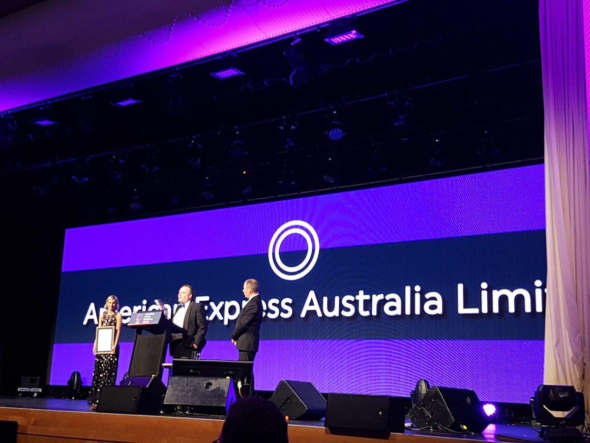 DrSvenMarketing's tweet photo. Best of the Best #CSIA2016 Service Excellence Award goes to American Express Australia. Congrats! #weareAMPR #QUT @americanexpress https://t.co/qmad2WA8FE