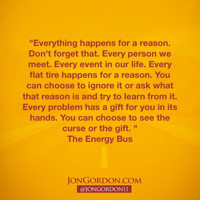 Every problem has a gift in its  hands.