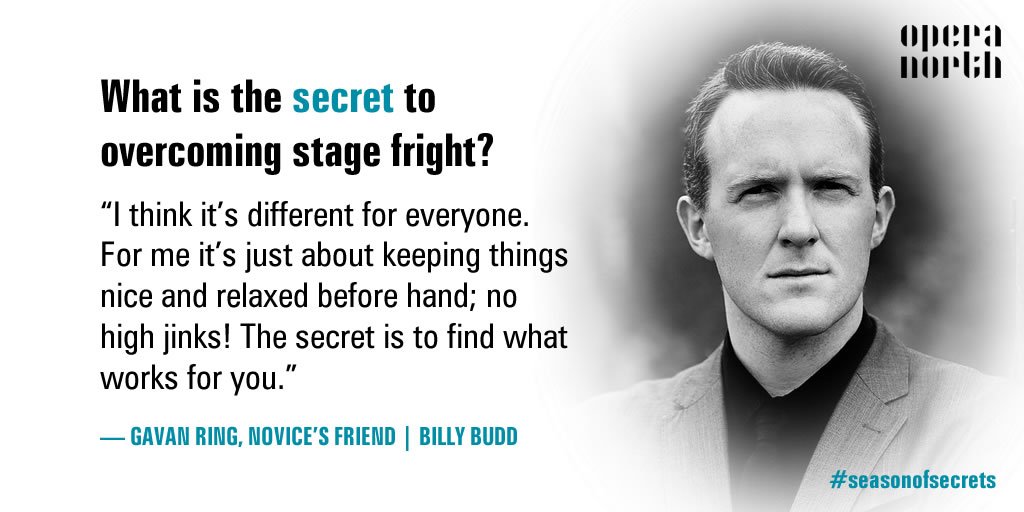Opera_North's tweet photo. 13. Stage fright! #CastSecrets from #ONBudd's @GavanRing
#seasonofsecrets https://t.co/kB1MWAn1wk