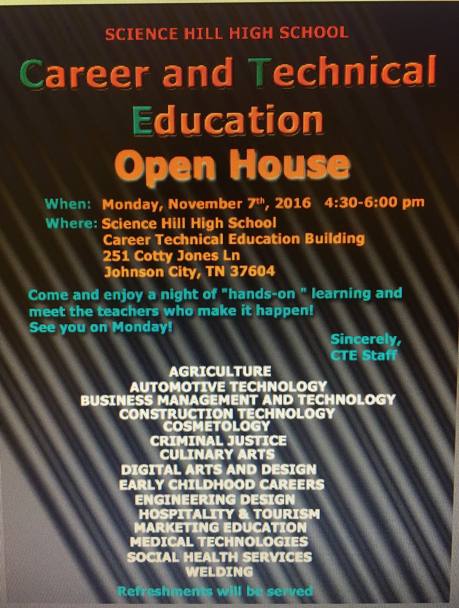 Science Hill CTE tweet media