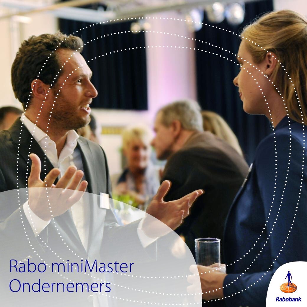 15 november as start @RaboLNWF weer met een #minimaster voor #ondernemers. Deelnemen kan nog! #innovatie #kennis #MBA <a href="/miniMasters_/">miniMasters</a>