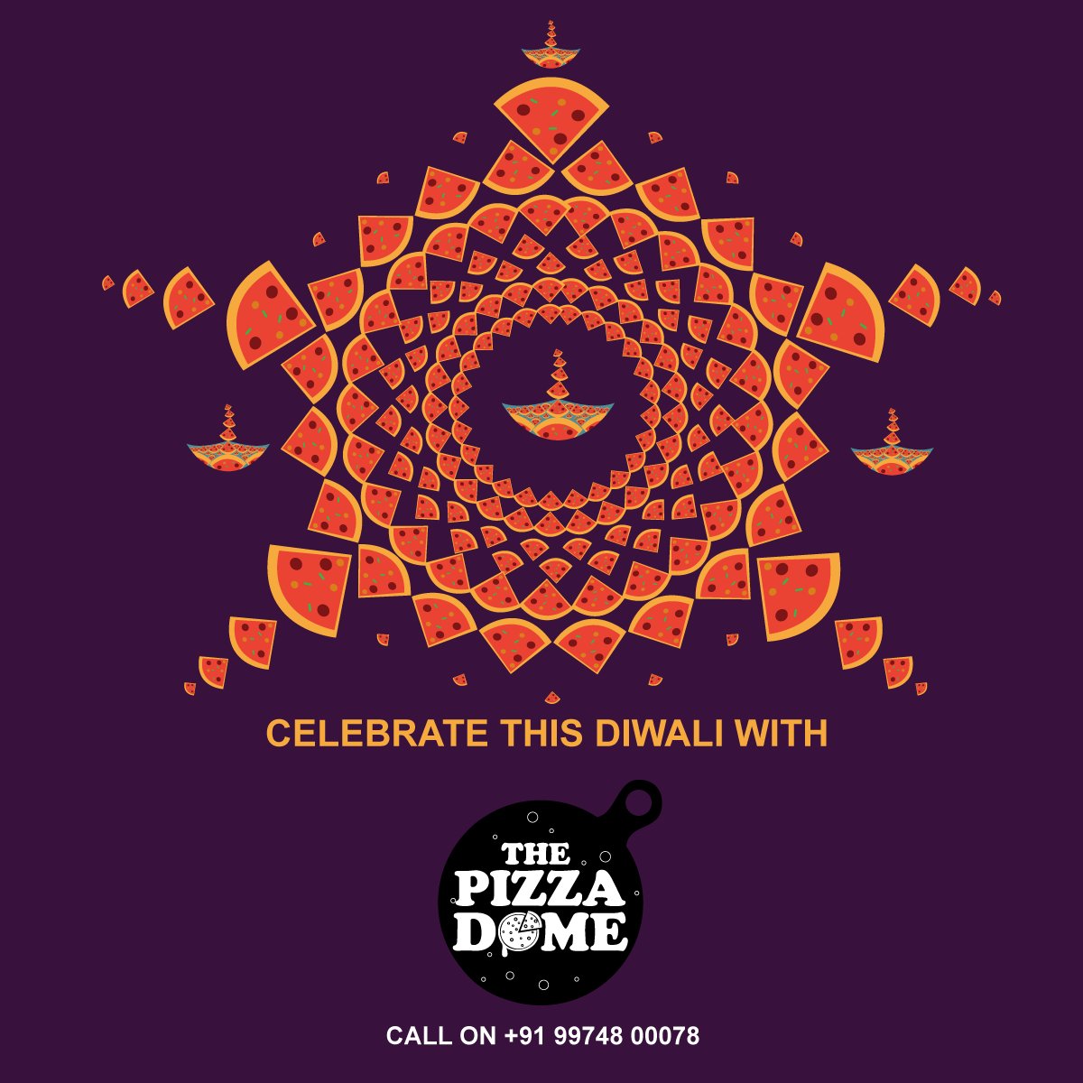 thepizzadome_'s tweet photo. Celebrate this festive season with friends, family and yummy pizza only with The Pizza Dome. Call : +91 99748 00078 https://t.co/JFivDf8BIg