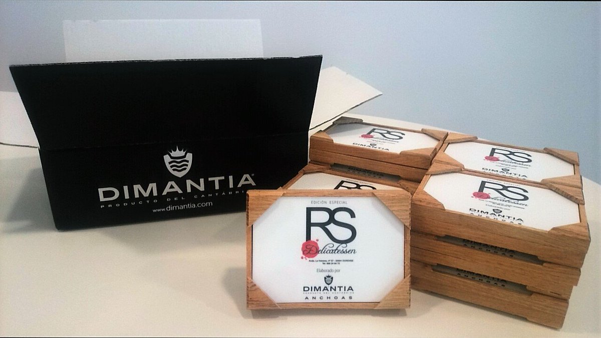 DimantiaConserv's tweet photo. Desde @QuexeriaRS (Ourense) han decidido repetir: Envases DIMANTIA L personalizados con su logo. 
¿Verdad que han quedado preciosos? https://t.co/UyPtAI8CWS