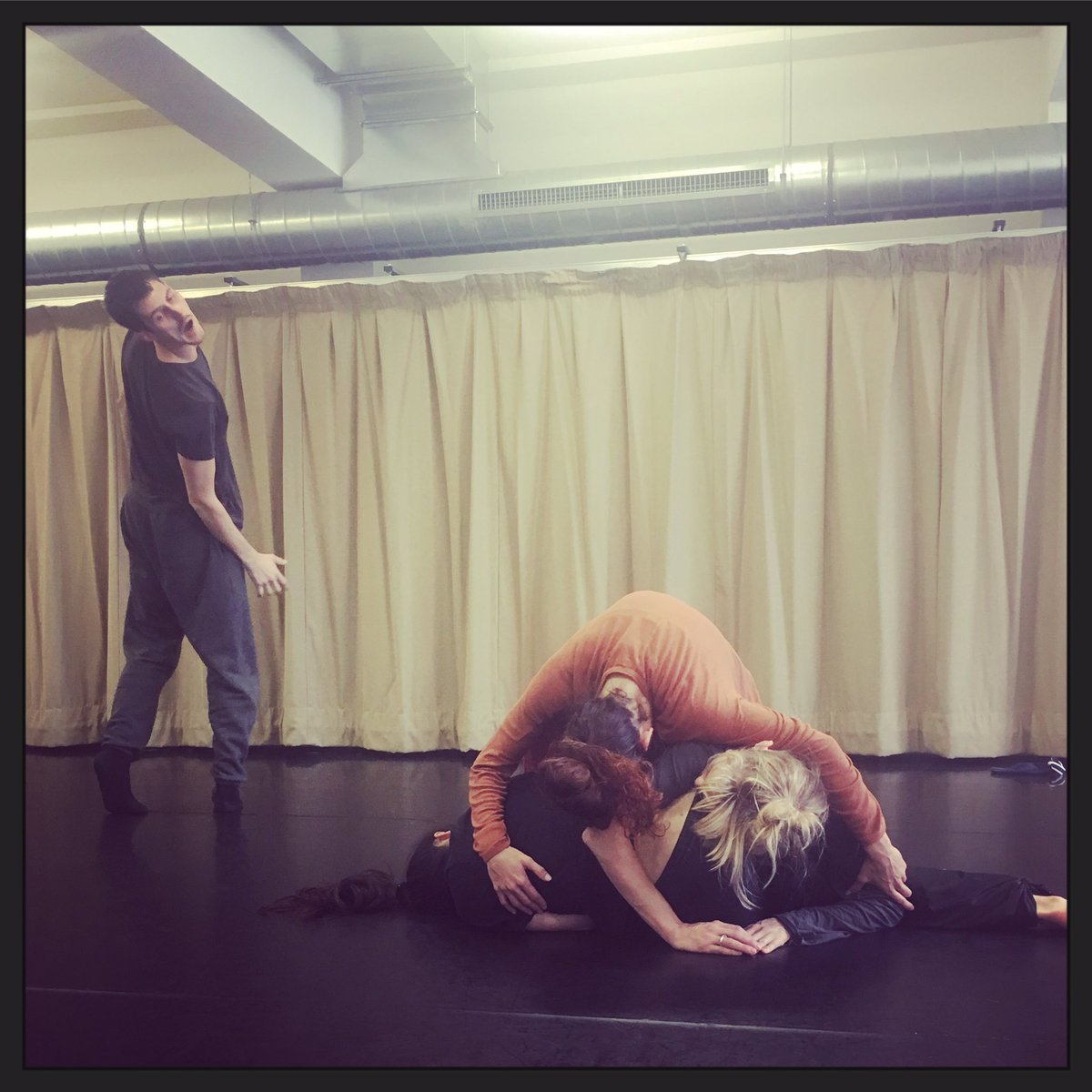 Final rehearsal before heading to Hasselt! #empathy #dance #tour