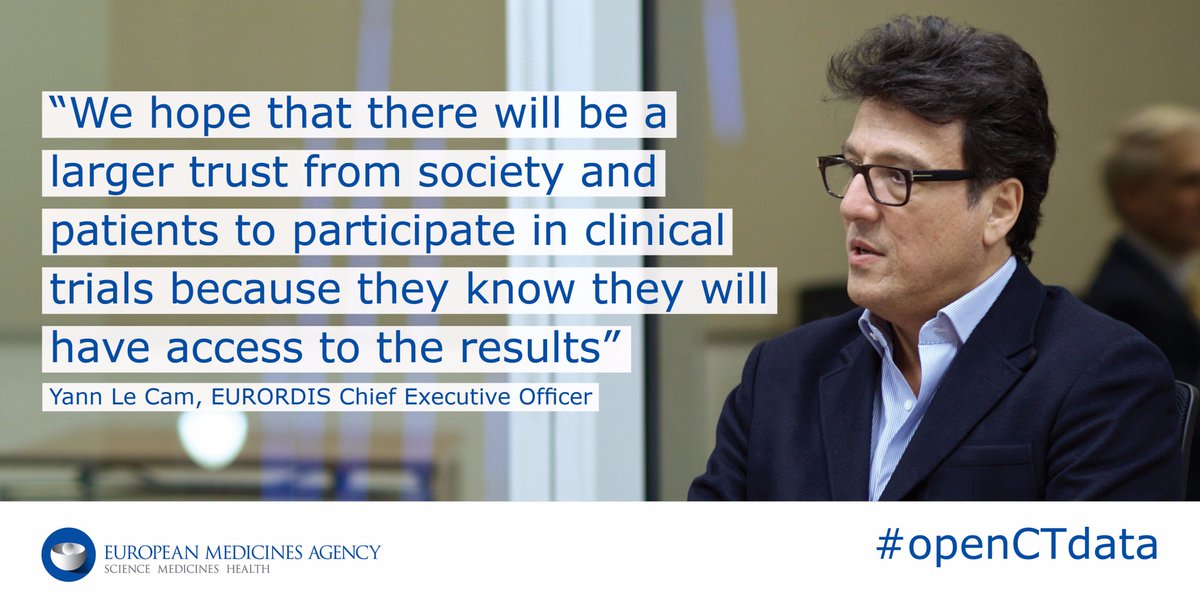 EMA_News's tweet photo. Watch our virtual press conference (20 Oct) on open access to #clinical reports: #openCTdata https://t.co/eBEunK5YH9 https://t.co/8e2YGDV8GO