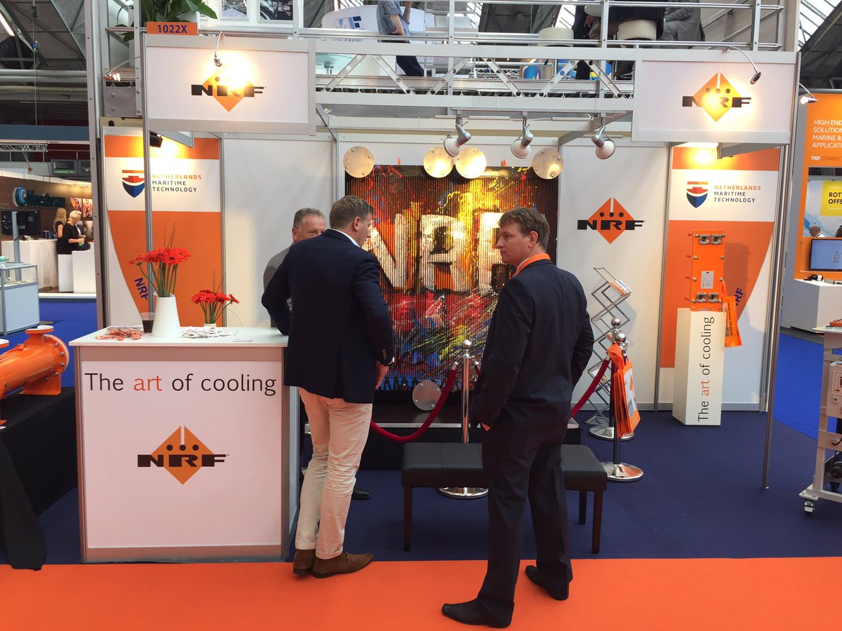 MaritimeTechNL's tweet photo. Gave, streetart stand van NRF! #OEEC2016 https://t.co/lIVoZGKJsZ