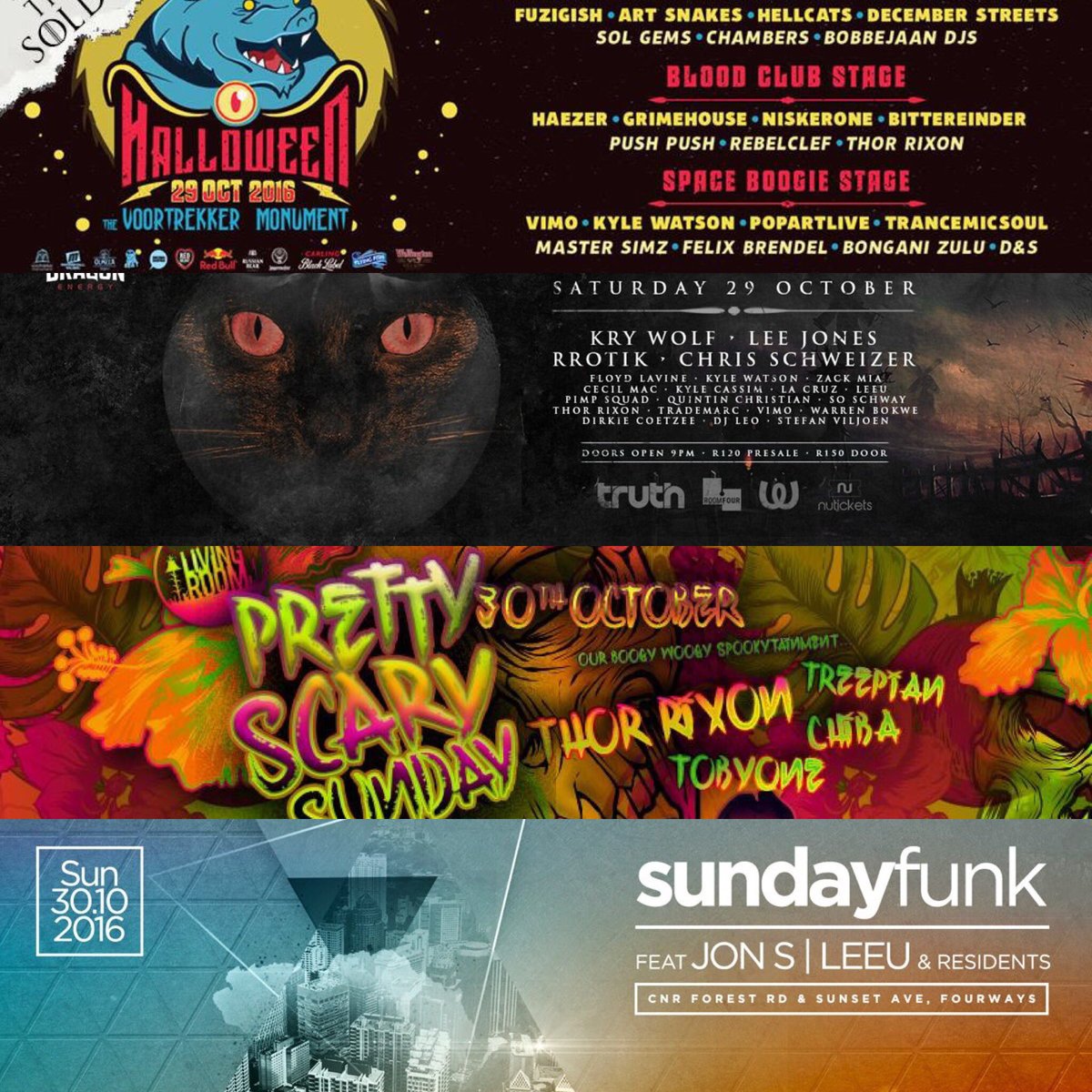 All the Halloween things with <a href="/thorrixon/">Thor Rixon</a> and Leeu in Gauteng this weekend!