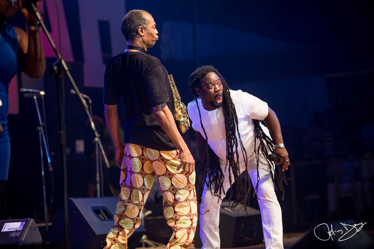 FelabrationNG's tweet photo. Heroes get remembered, but legends never die. @Femiakuti @daddyshowkey1 🙌🎷🎤 #Felabration2016 #Felabrationmemories #sayyeahyeah https://t.co/BOdmtW8FDU