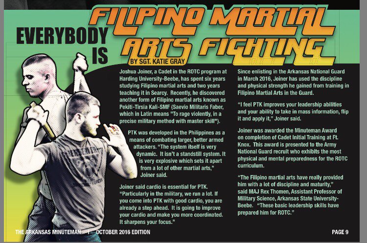 vangardrotc's tweet photo. Cadet Josh Joiner in Arkansas Guard Minuteman Magazine! https://t.co/Jczu8Y6YiV