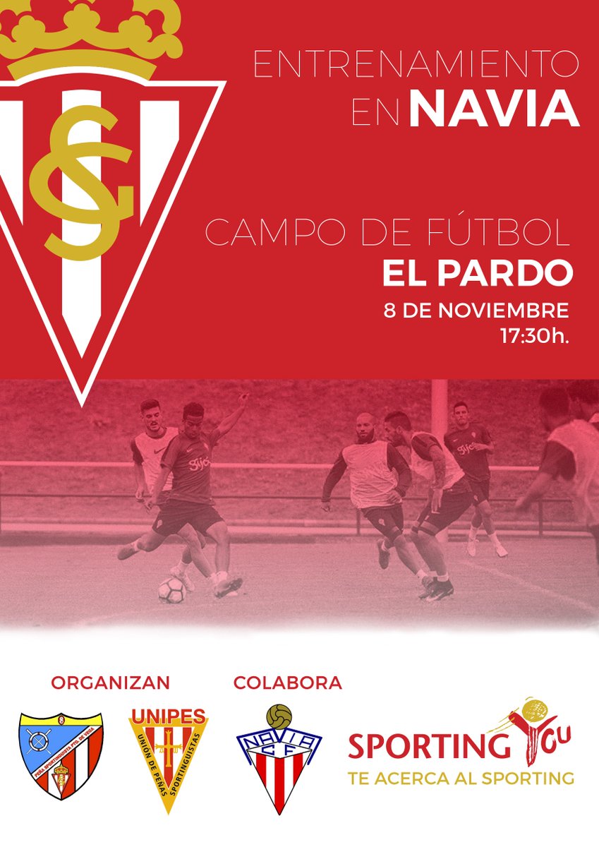 #RSGnews El Sporting entrenará en Navia el 8 de noviembre #SportingYou realsporting.com/webrsg/index.p…