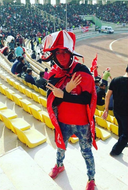 ICHRI's tweet photo. Super football fan Zeinab: Ending ban on women spectators could have a calming effect in arenas https://t.co/EVpv1KfHBe