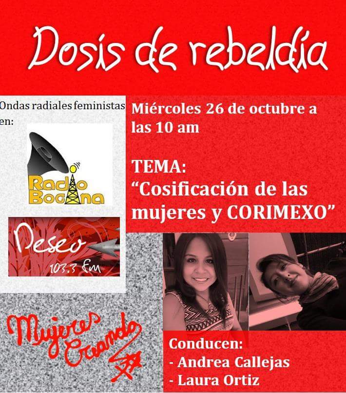 LaDeseos's tweet photo. Una producción de Mujeres Creando Santa Cruz, escuchenos por @RADIODESEOfm y @radiobocinaSCZ https://t.co/jPOggZMbEp