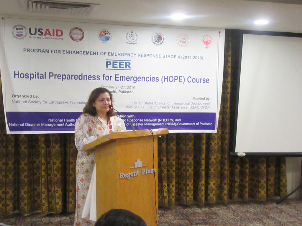 NSETNepal1's tweet photo. Now ongoing:#HOPECourse @Karachi to strengthen the capacities of hospitals+health facilities on #EmergencyPreparedness
#PEER @theOFDA #NSET https://t.co/LejfpLOiGj