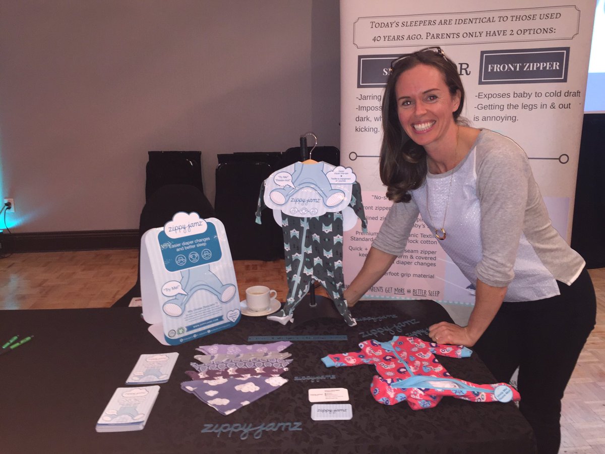 Patrick_JMadden's tweet photo. At Meridian Credit Union's small business breakfast, celebrating entrepreneurs like Nicole Mortimer, founder of Zippyjamz #SBAB2016 https://t.co/eSyVmQz3Dz