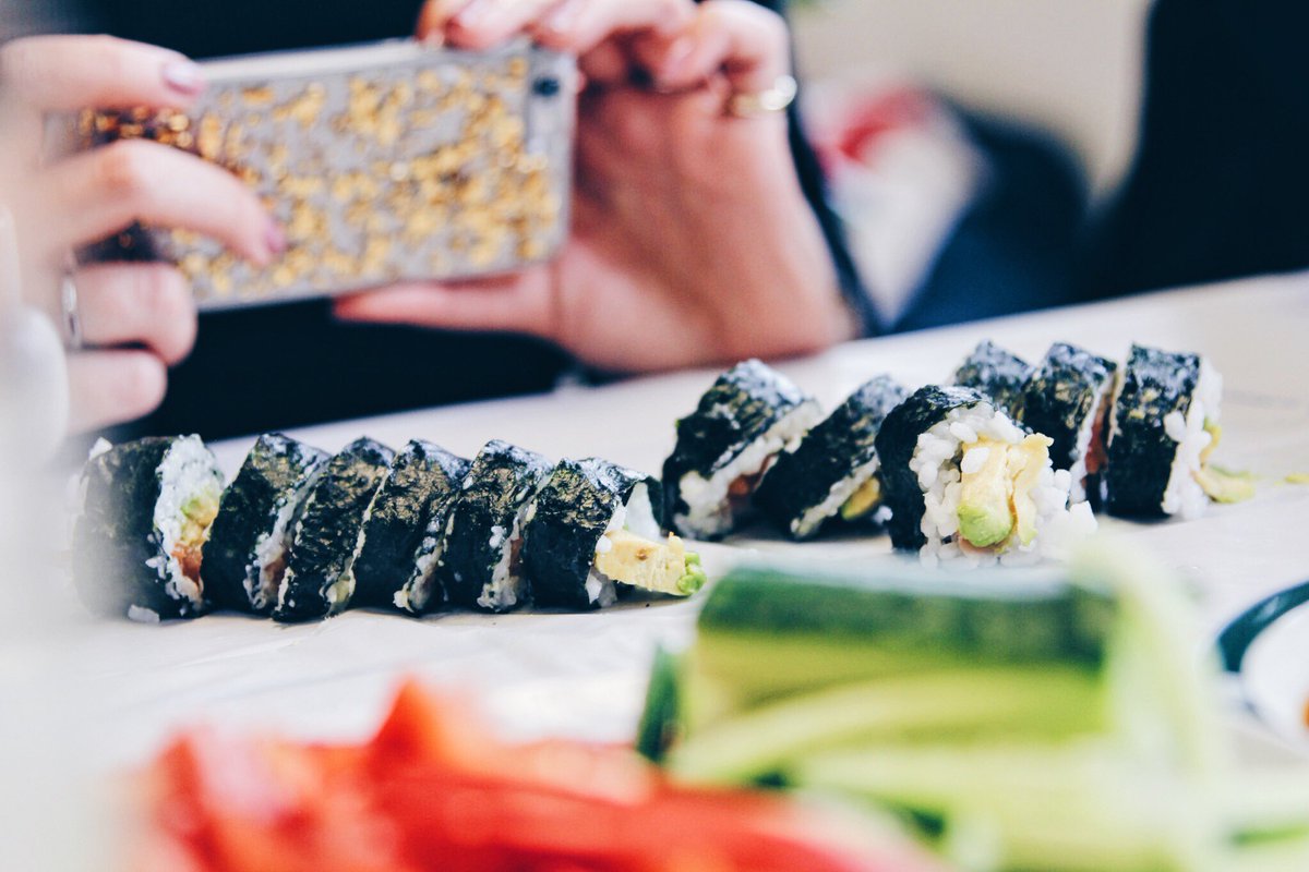 A little sushi making for this week's #lunchandlearn? Suuuure! 🍣