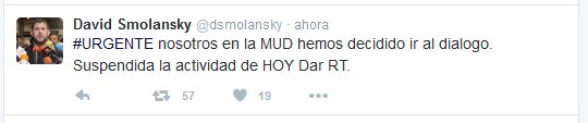 sanchezver801's tweet photo. Por dios suspendida la marcha?? porque hacen esto los de la MUD. hasta cuando #VenezuelaCalleSinRetorno https://t.co/YqShkXBr0i