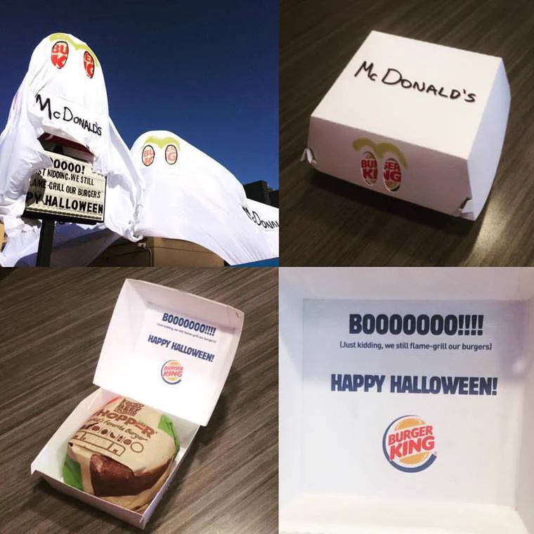 ウケるｗバーガーキングがハロウィンに行った仮装がユーモア高すぎるｗｗｗ