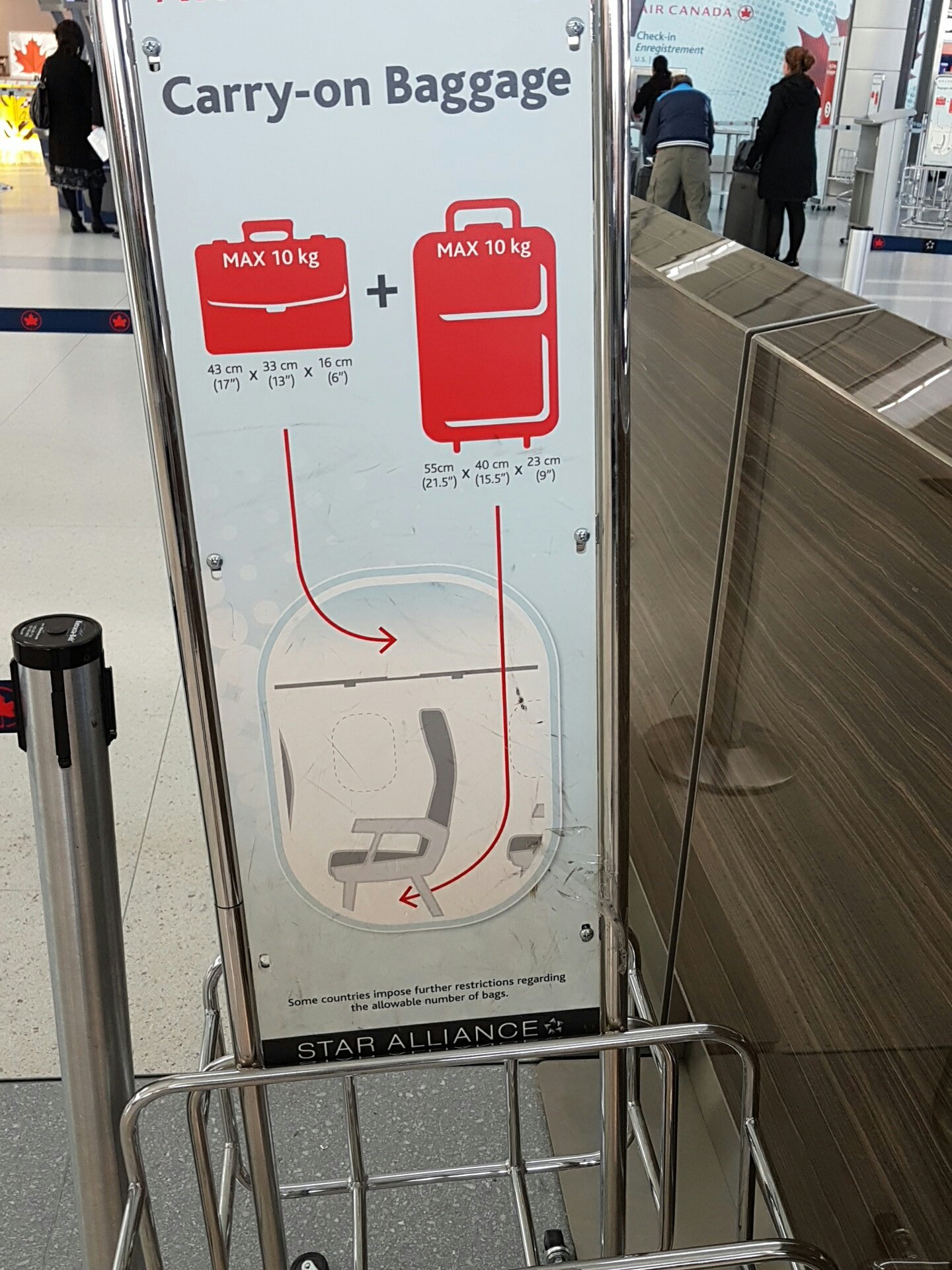 air canada carry on restriction