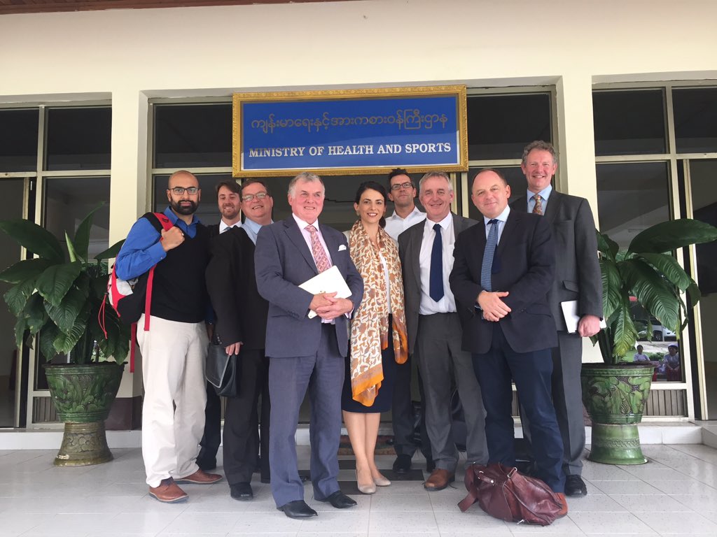 bensimms65's tweet photo. Hugely productive day spent in Naypyidaw with @NHS_HealthEdEng to meet Dr Myint Htwe, Minister of Health #Myanmar 🇲🇲 https://t.co/Z67t43ATqo