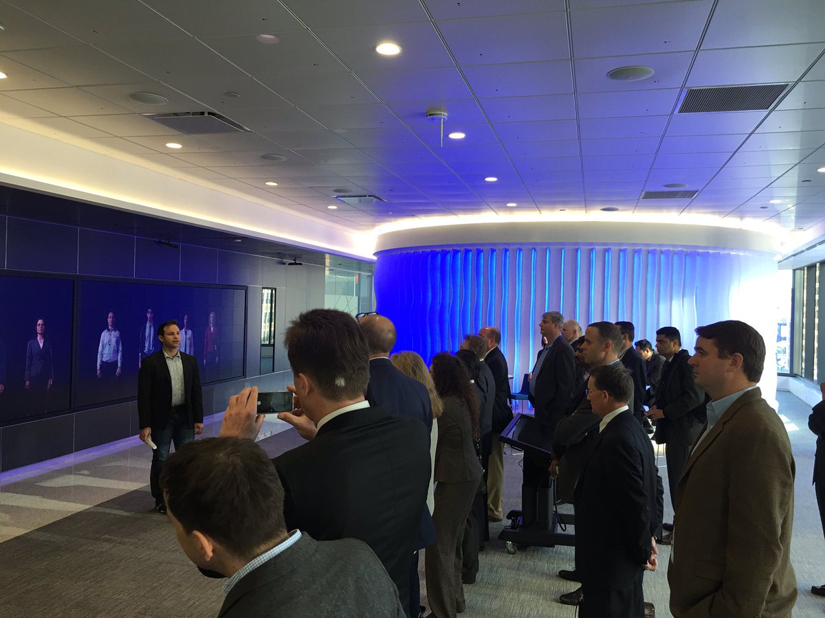 Mac690's tweet photo. #CIBM2016 visiting @IBMWatson at #astorplace #nyc . How can #cognitivecomputing improve operations for customs, ports and border protection? https://t.co/9xx69Cw16w