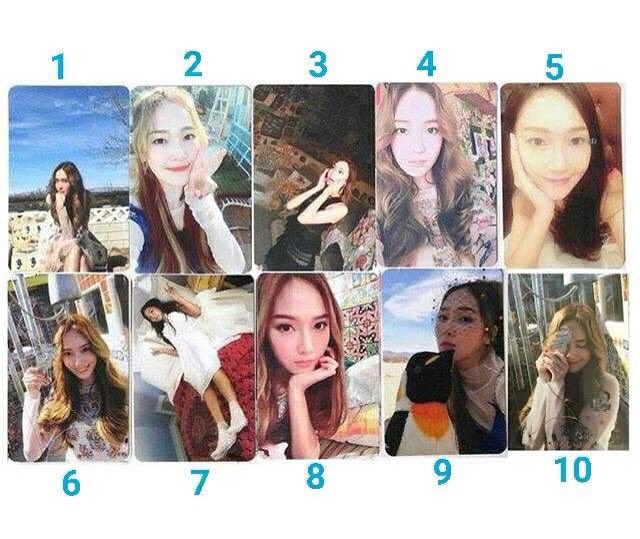 wendythff's tweet image. อยากแลกการ์ดเจสสิก้าตามภาพ เป็นเบอร์ไหนก็ได้ใน 1-2-4-5-6-8-10 ใครมีรบกวนdmมาค่ะ @soshi_card @rt_soshi @Kpop_card @Girlgroup_RT #WithLoveJ