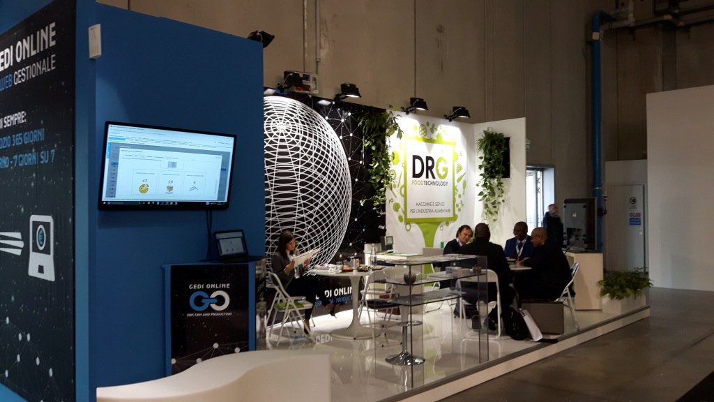 gedionline's tweet photo. Visit us hall 3 booth A001 #cibustec #foodTech #realTime #Production #Solutions 100% #MadeInItaly #gedimaster https://t.co/6v1hEANoBi