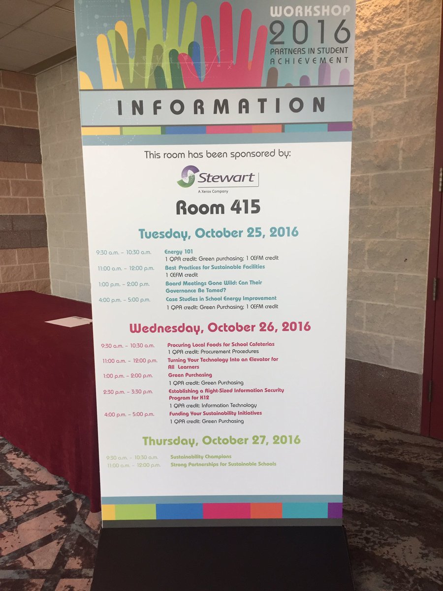 farmtoschoolnj's tweet photo. We're presenting on Procuring Local Foods for School Cafeterias in a few minutes. Room 415 at #WorkShop2016 https://t.co/IyS6QKy5P3