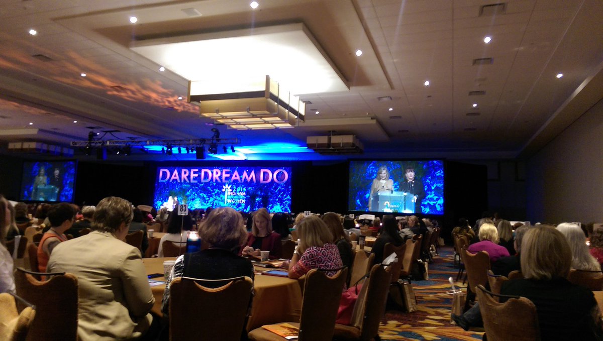 CollaborativeHG's tweet photo. "It's proven that when women are in leadership positions companies are more  successful" Dare. Dream. Do. #icw16 https://t.co/8PLeODZzpw