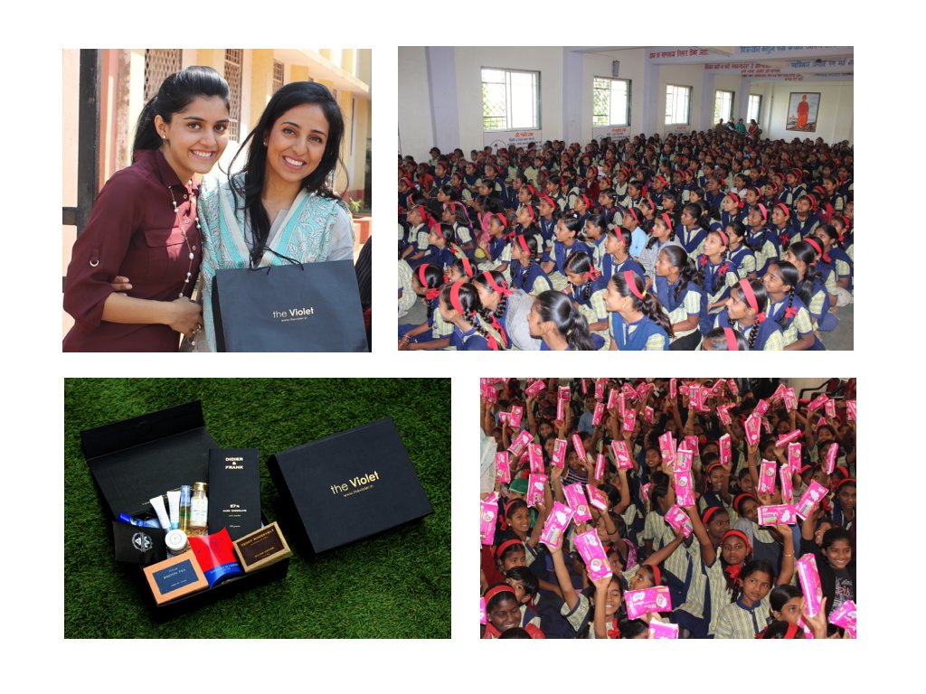 VioletBoxMe's tweet photo. The Violet celebrates Diwali by Spreading Smiles #DiwaliDonation #10for1 #MoreThan500Girls @NiveditaSaboo @TheViolet_Box https://t.co/g6pNaPjpe9
