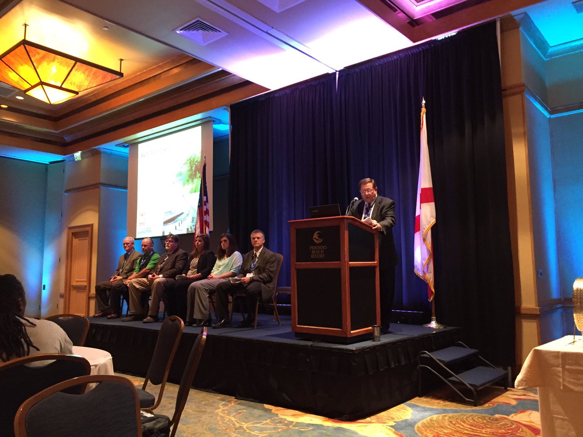 SafeStateEnv's tweet photo. How will we manage water moving forward? Water panel discussion underway. #SEEC16 #waterpolicyexperts https://t.co/09Hgzkkp49