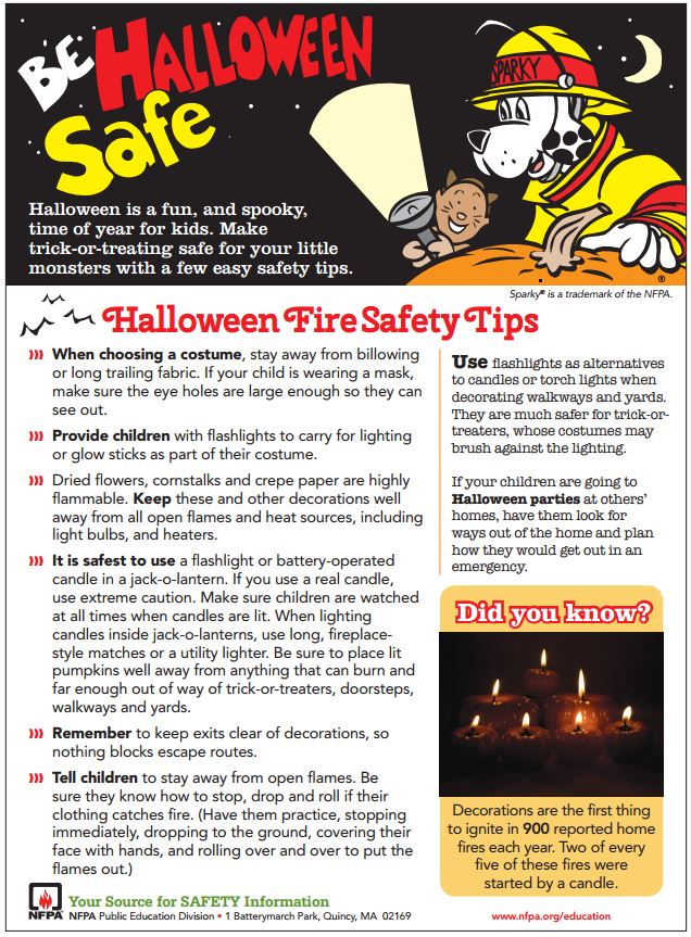 #Halloween is a fun &amp; spooky time! Make trick-or-treating safe for your little monsters with these tips: ow.ly/LDum305vPUc