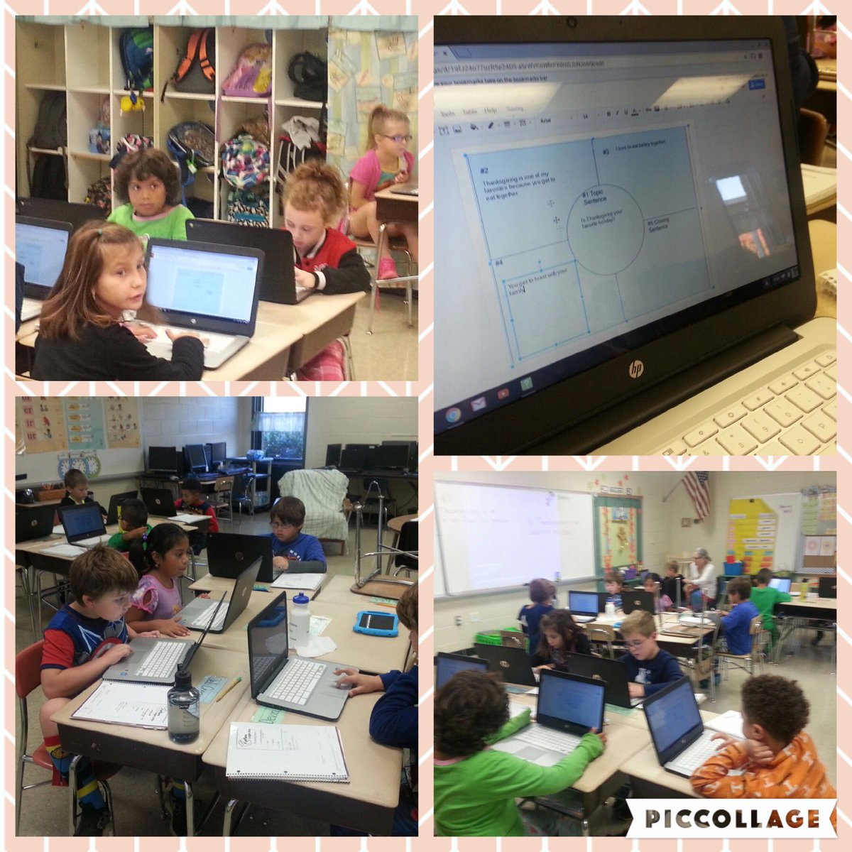 MSESettlers's tweet photo. 2nd Graders use Google Classroom for writing assignment. Way to go Mrs. Lewis! #collegeready #mserocks #settlerforlife @BC_Schools https://t.co/skkGveDhVi