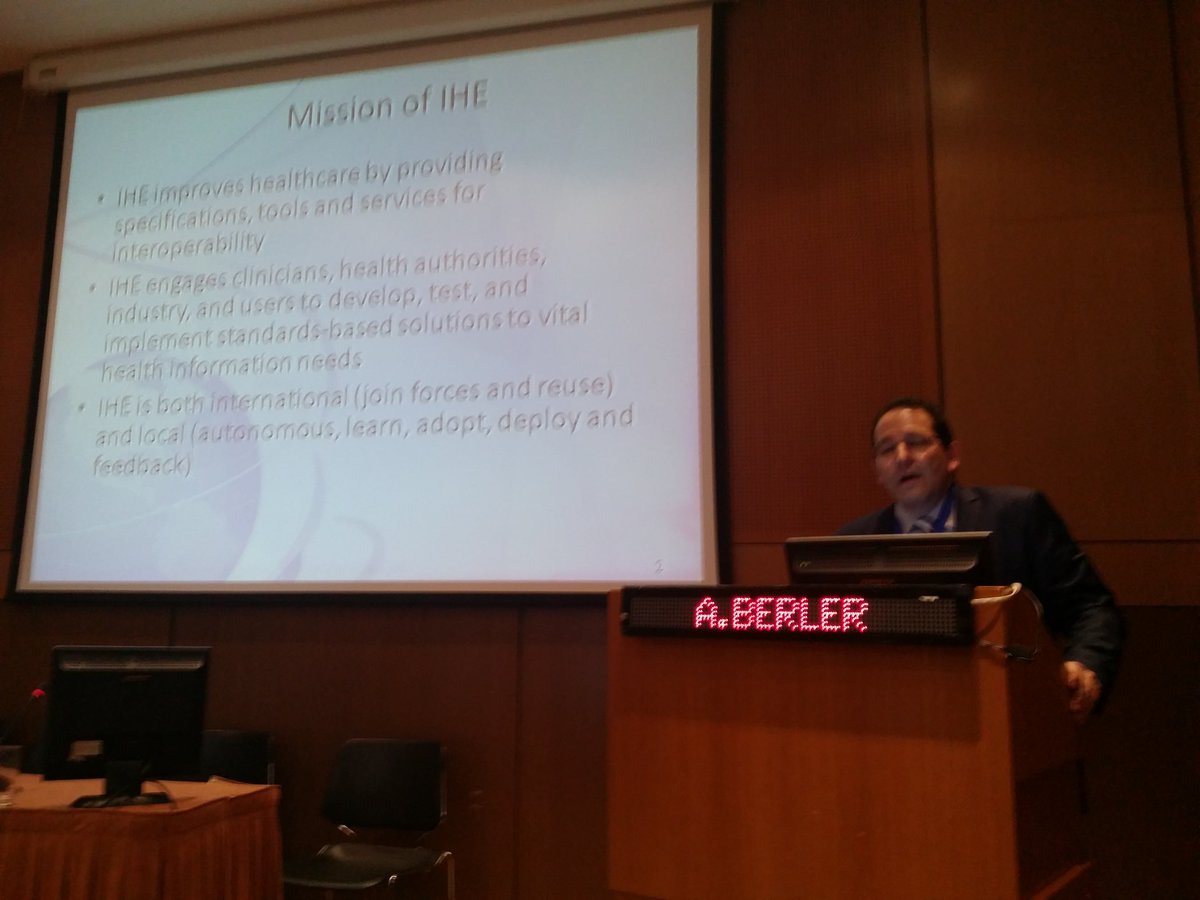ElenaBarla's tweet photo. @alexanderberler @eHealthF #ehf16 #Health2Athens @IHE_Europe workshop for it specialists on creating mhealth apps that connect https://t.co/CUq6guNTMr