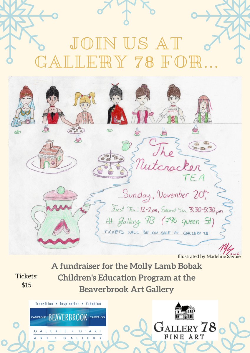 BeaverbrookAG's tweet photo. No Nutcracker Tea here this year, but there is a mini-one at @Gallery78 on Nov. 20, and funds help support our children’s programs! https://t.co/3gyCdiDVai