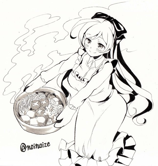 温かいうちに召し上がれ #艦これ版深夜の真剣お絵描き60分一本勝負 #艦これ版真剣お絵描き60分一本勝負_20161026 