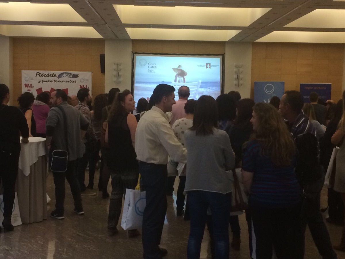 Éxito en Valencia. Seguimos promocionando la Region de Murcia. Hoy toca la vecina Alicante.