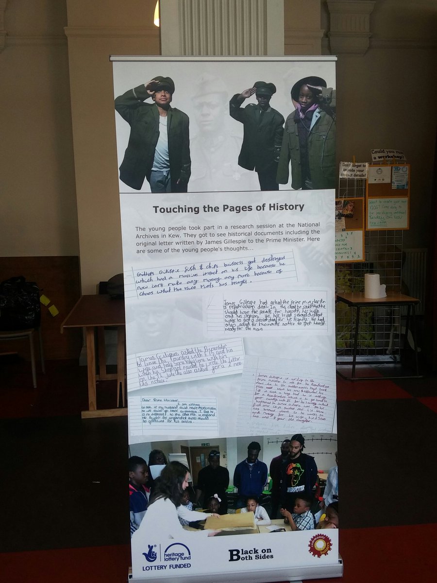 ubeleinitiative's tweet photo. @cbuk100 having a lovely exhibition event for their Black on Both Sides event https://t.co/9WCueGHZPa