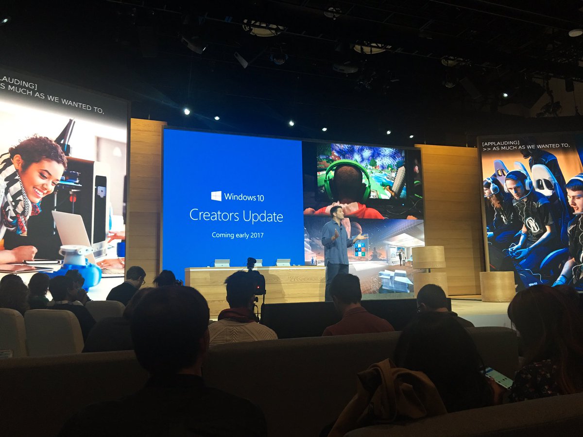 carledwin's tweet image. Microsoft présente la prochaine mise à jour de #Windows10 #CreatorUpdate