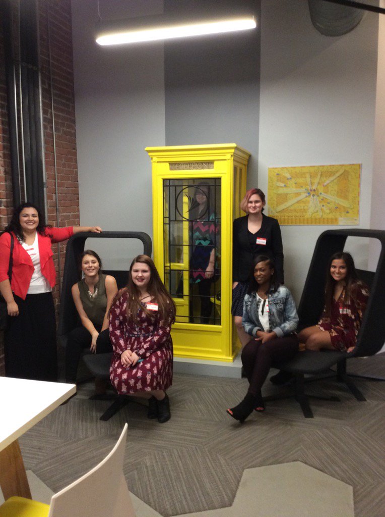 Ms_Bown's tweet photo. ISD girls at the #sprintaccelerator building for the MECA challenge. #ISDStrong #TrumanUnited @MECAChallenge https://t.co/B0NoOyjmvi