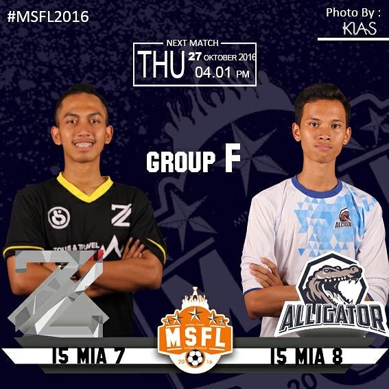 osismisa's tweet photo. Dan #MSFL2016 esok hari, akan ditutup dengan pertandingan antara 15 MIA 7 vs 15 MIA 8! https://t.co/s2QqfYTyi7