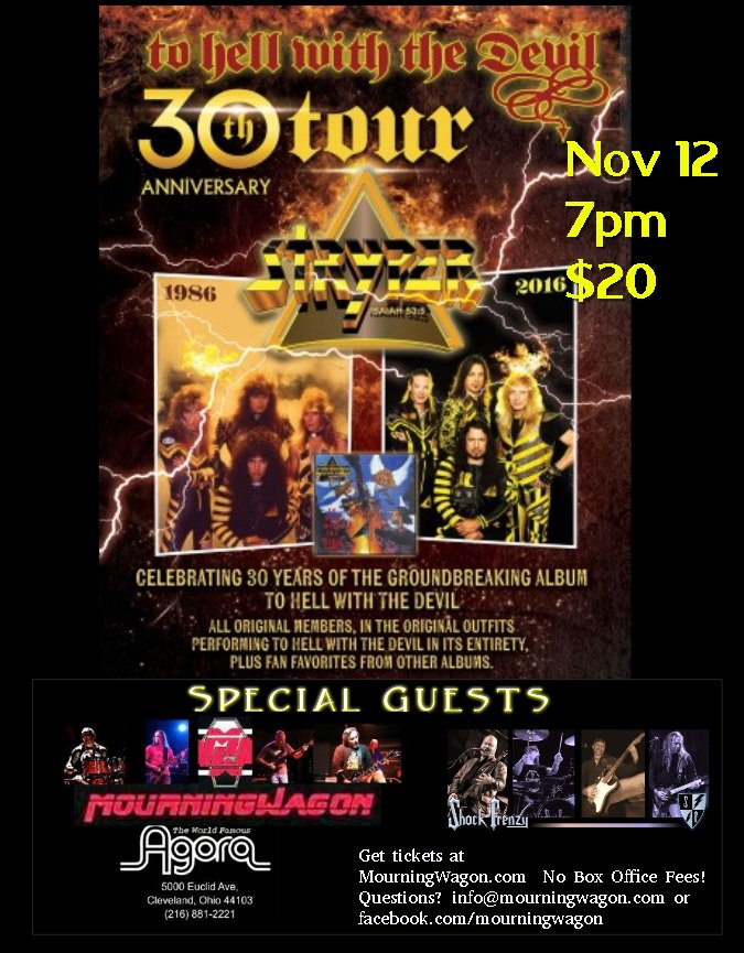 FrontrowSession's tweet image. STRYPER with guests MourningWagon and Shock Frenzy to rock the Cleveland Agora Nov 12 - frontrowsessions.com/regional/stryp… @...