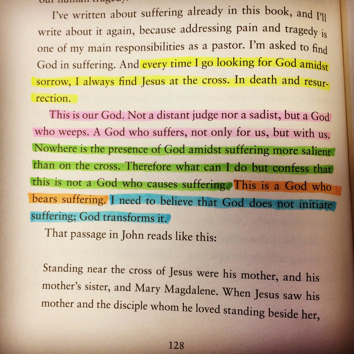 TimAAmor's tweet image. This is our God. Not a distant judge... but a God who weeps. A God who suffers, not only for us, but with us. @sarcasticlutheran #Pastrix