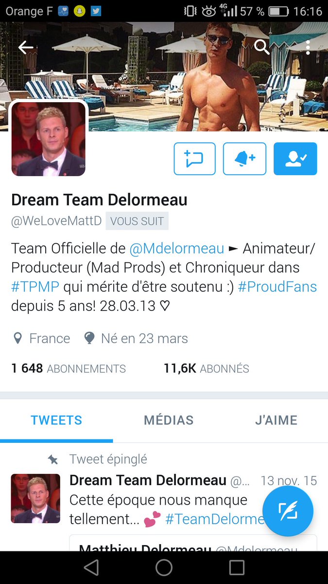 ManTkt's tweet photo. Fier de toi quand je vois sa ! Bravo ;) sa me manque .. @WeLoveMattD @FanDeMdelormeau https://t.co/BBezSygQKB