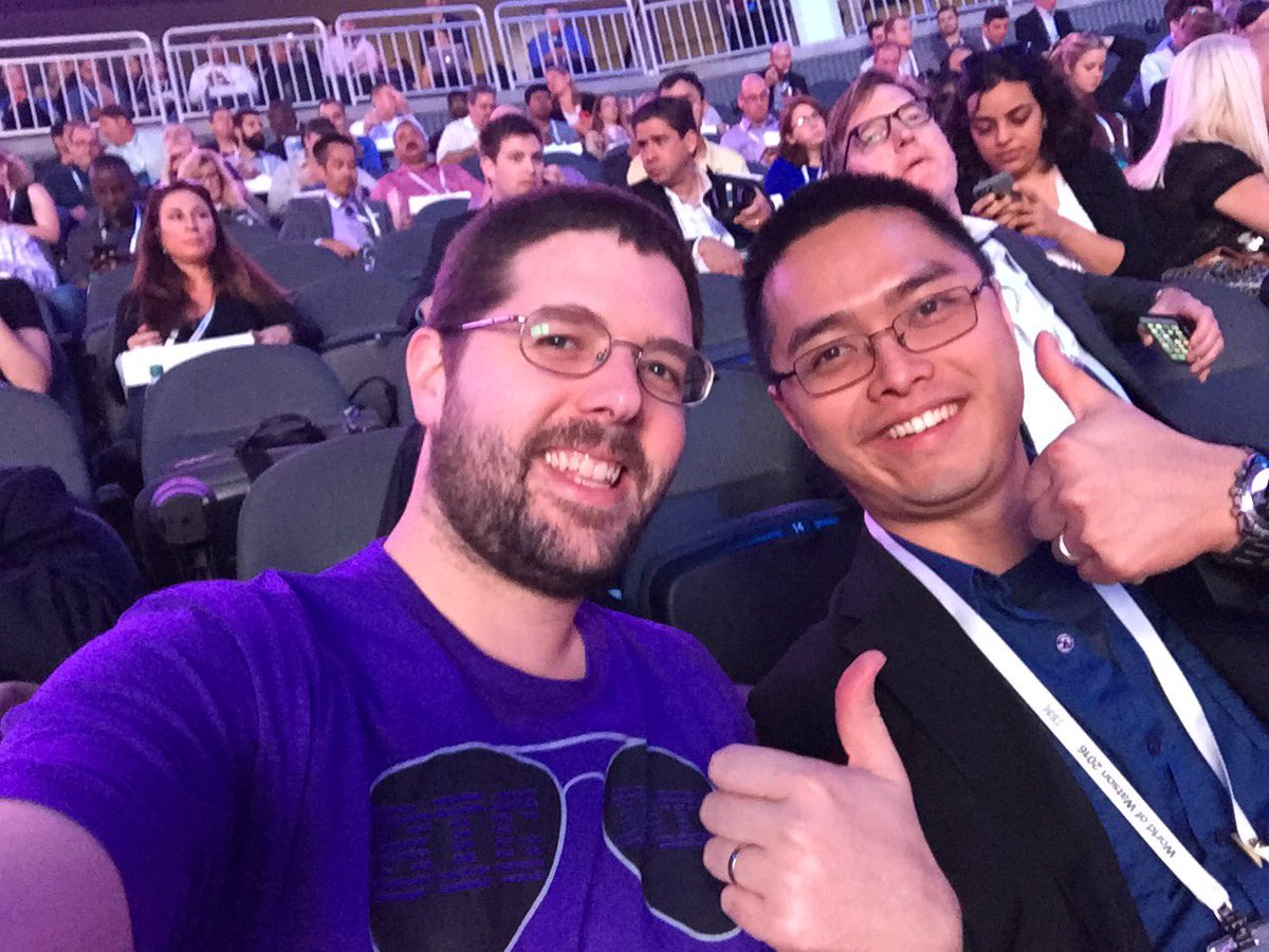 bigdatadudes's tweet photo. The Big Data Dudes are pumped for the #ibmwow keynote! #bigdata #cognitive https://t.co/Cn6bG3W1xe