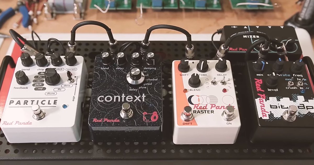 We sat down with @redpandalab to go over a few of their #gutiarpedals a few weeks back. Check out our demo here: bit.ly/RedPandaVK