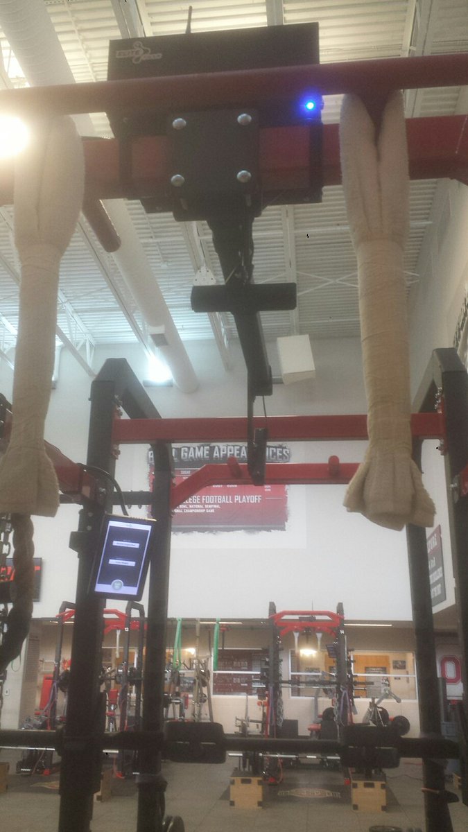 Elite_Form's tweet photo. INSTALL DAY! Proud to be installing #PowerTrackers with The Ohio State #GoBucks @power_lift #EarnYourNumbers #BeyondWearables https://t.co/4EAAe5iOiE
