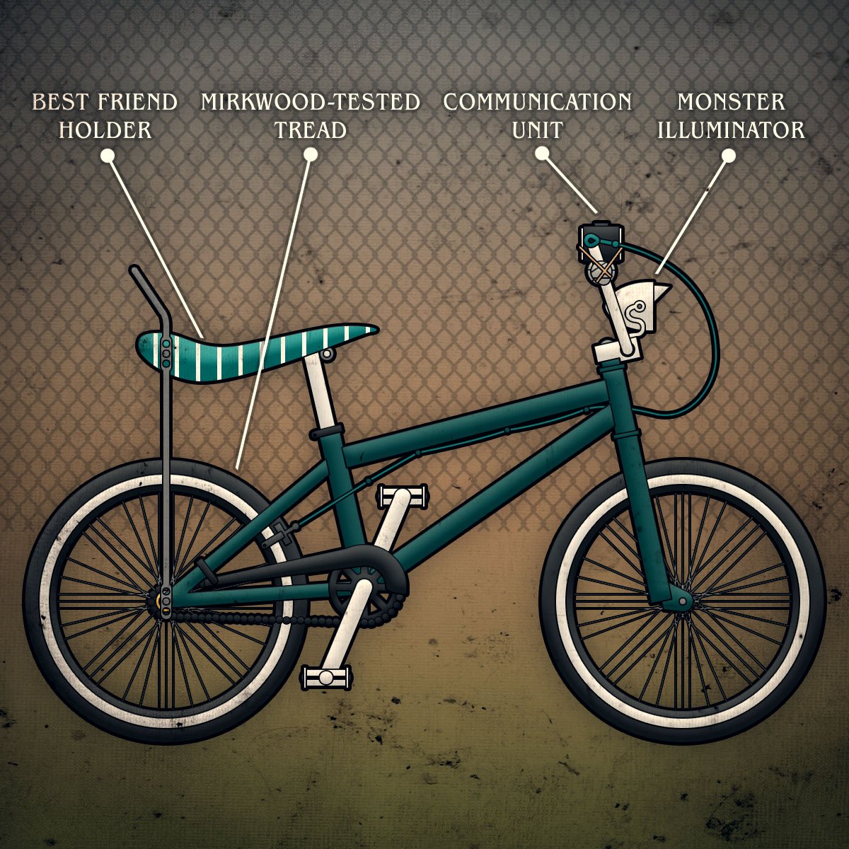 will's bike stranger things