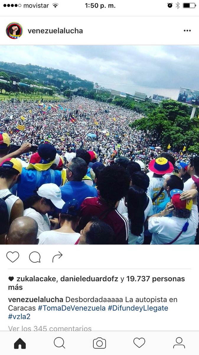 AngelaFdeMund's tweet photo. Caracas! El pueblo se levantó https://t.co/wjybVIrUFY